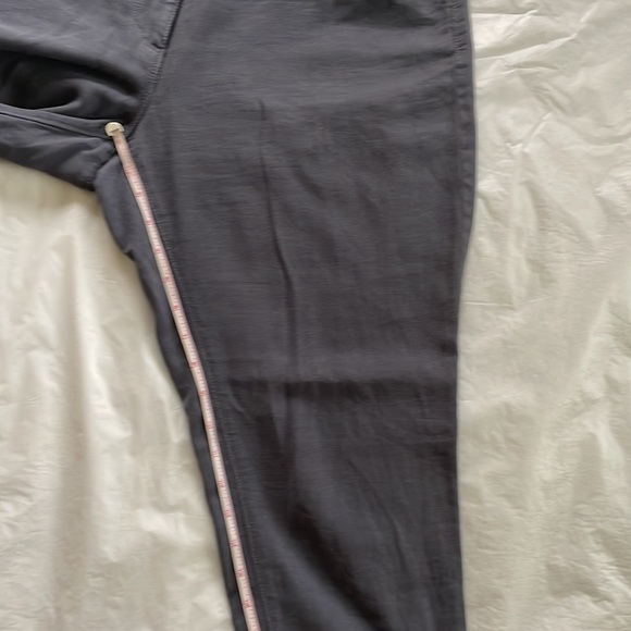 Ann Taylor Loft Linen Cotton Pants in Gray Size-Large NWOT - Picture 9 of 16